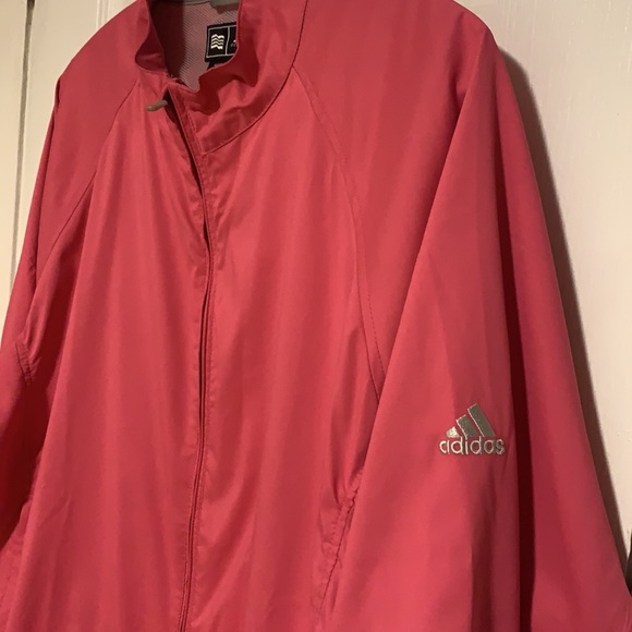 BNWT Adidas hot pink full zip windbreaker jacket - Picture 5 of 6